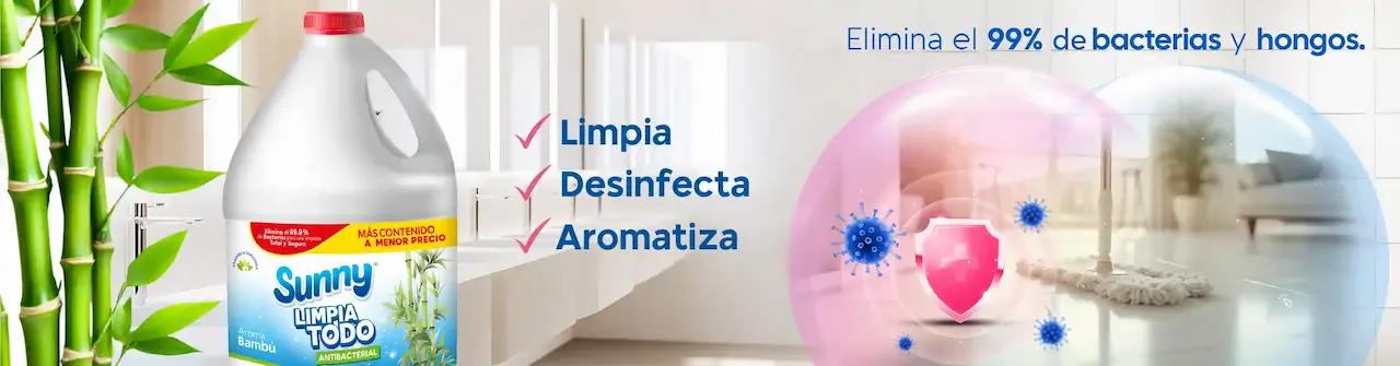 Limpia Todo Sunny para limpieza de superficies en negocios de Lima, Perú