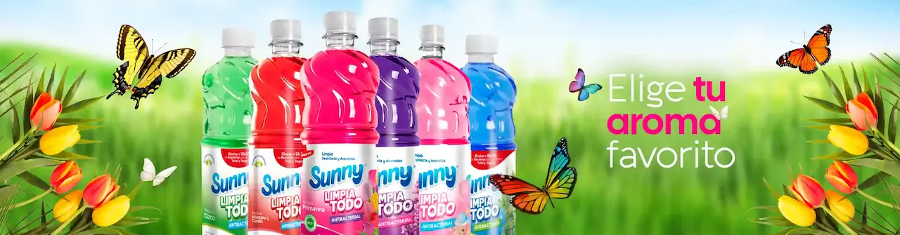 Limpiador multiuso Sunny para limpieza del hogar y negocios en Lima, Perú