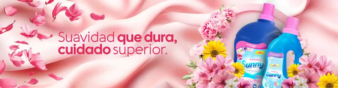 Suavizante Sunny para ropa suave y perfumada, disponible para negocios en Lima, Perú